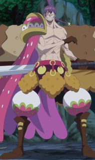 Charlotte Cracker as seen in the One Piece anime (Image via Toei Animation)